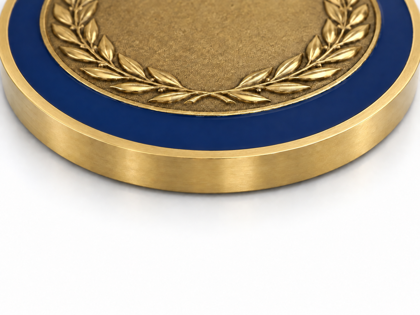 Challenge coin standard edge close-up