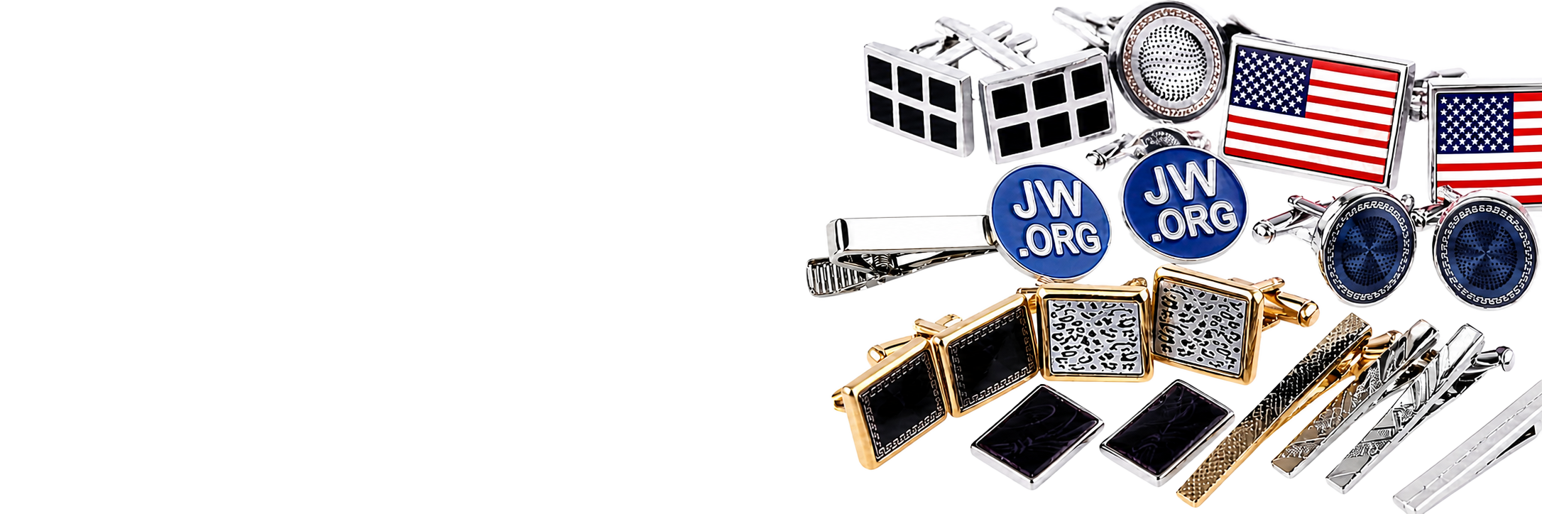 Custom Cufflinks & Tie Clips banner