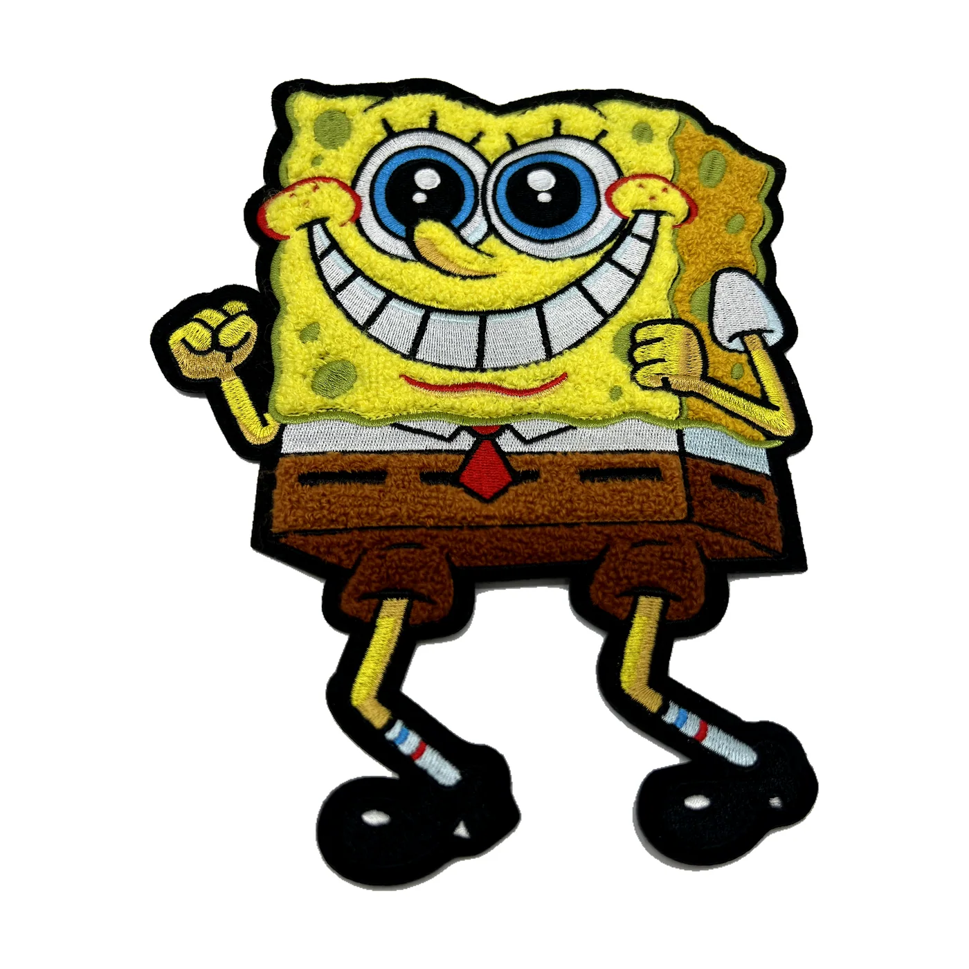 Custom embroidered cartoon character patch