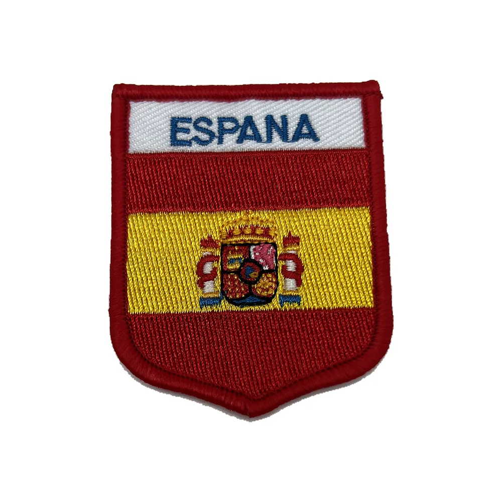 Custom embroidered Spain flag patch