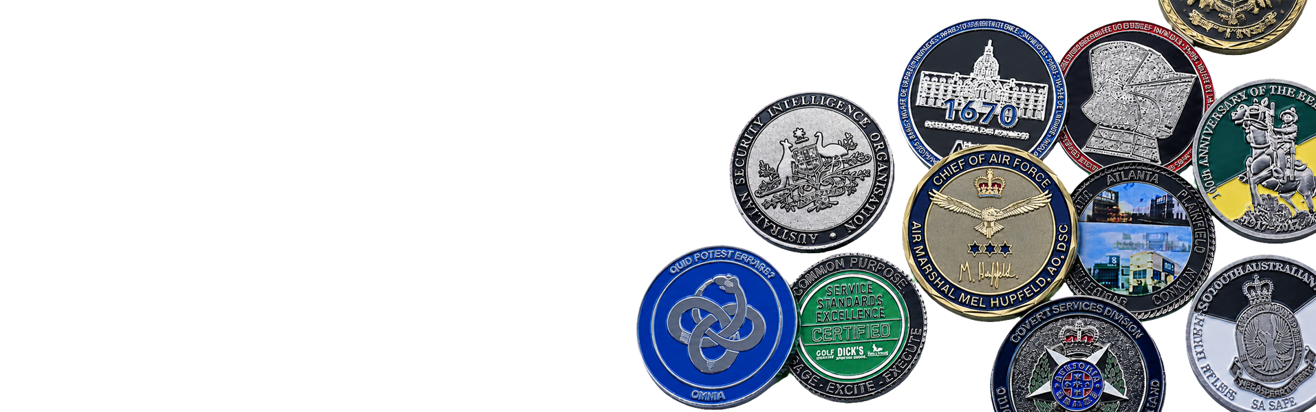 Custom Challenge Coins banner