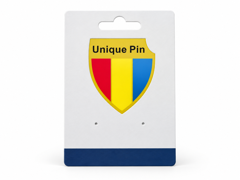 Single-sided Unique Pin backer card