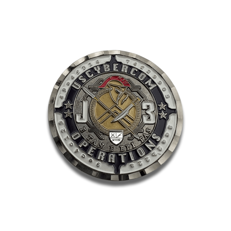 Custom Christmas challenge coin