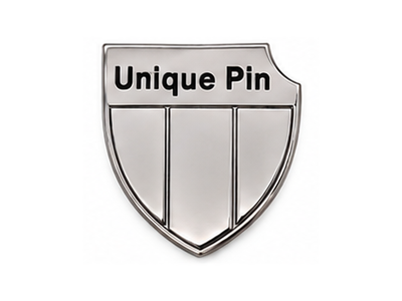 Unique Pin nickel finish sample