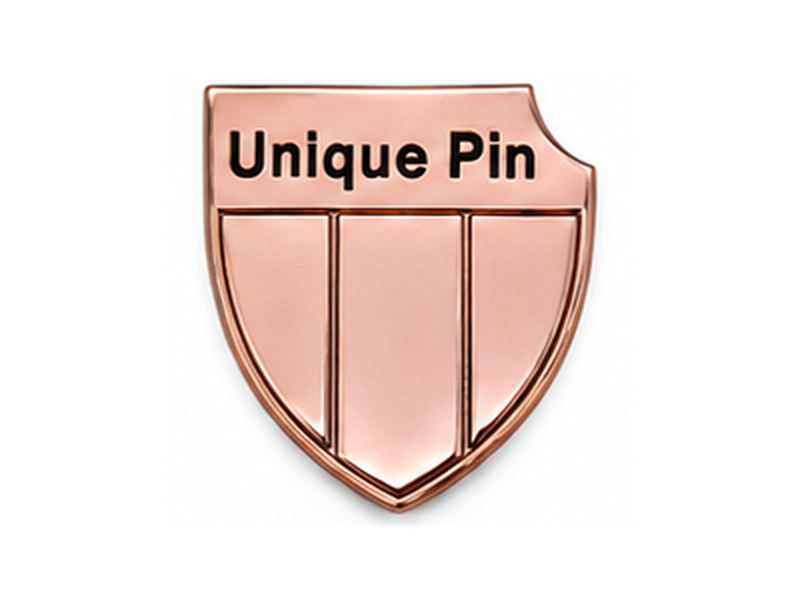 Unique Pin copper finish sample