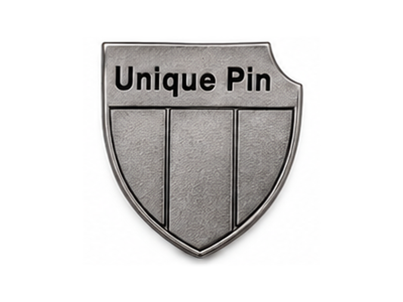 Unique Pin antique nickel finish sample