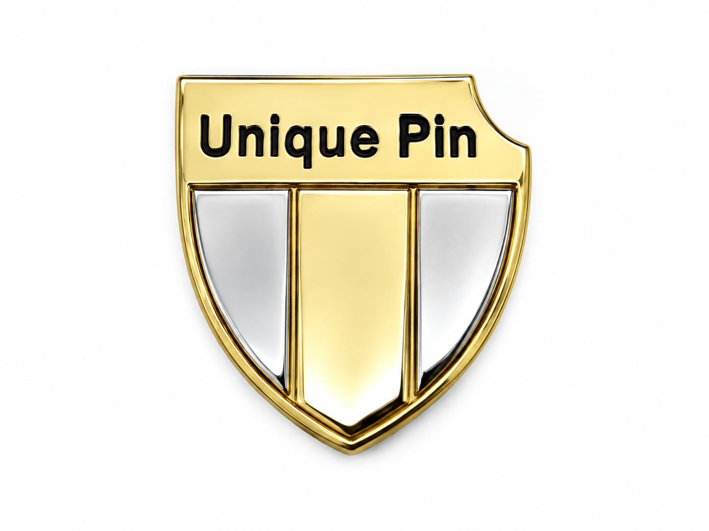 Unique Pin two-tone finish sample