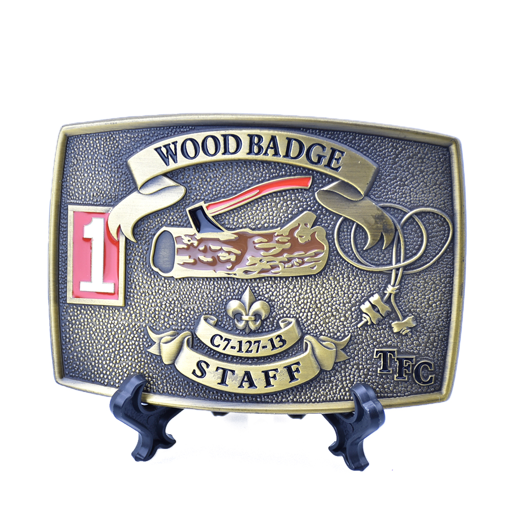 Wood Badge staff belt buckle