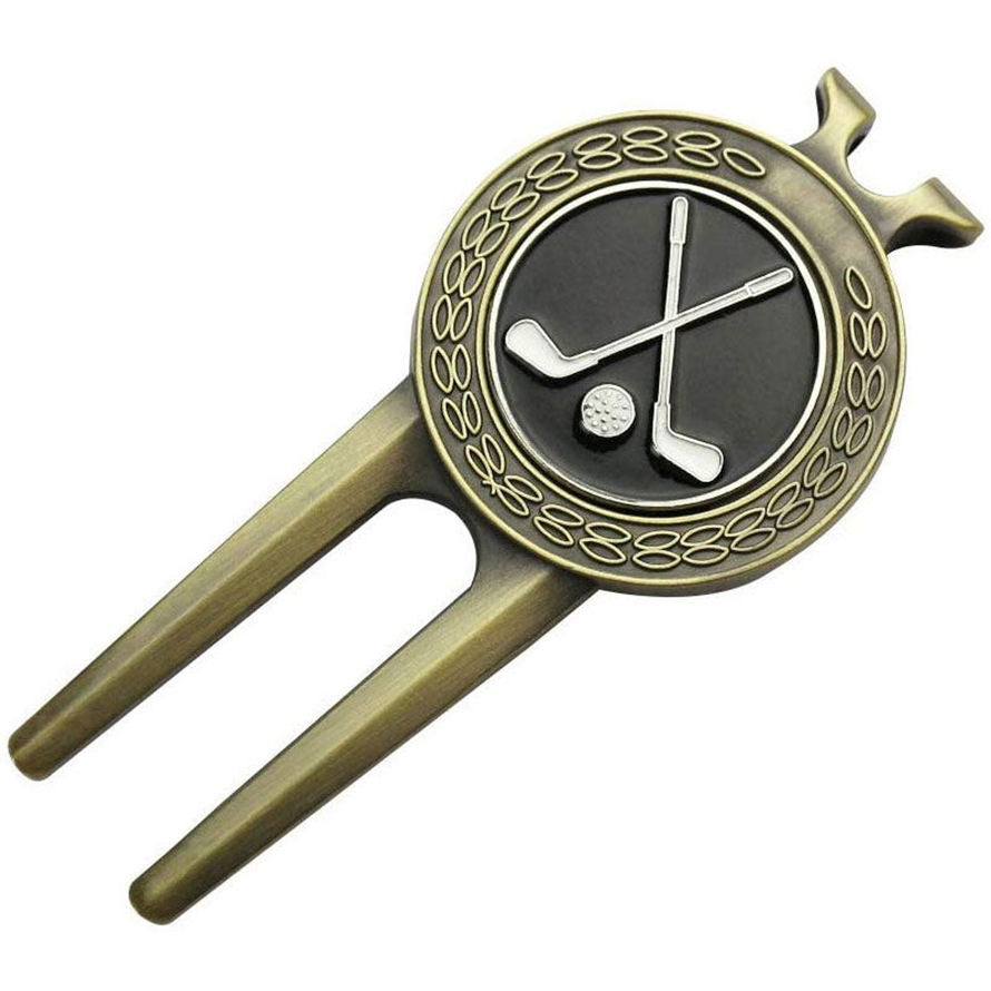 Antique golf club divot tool ball marker