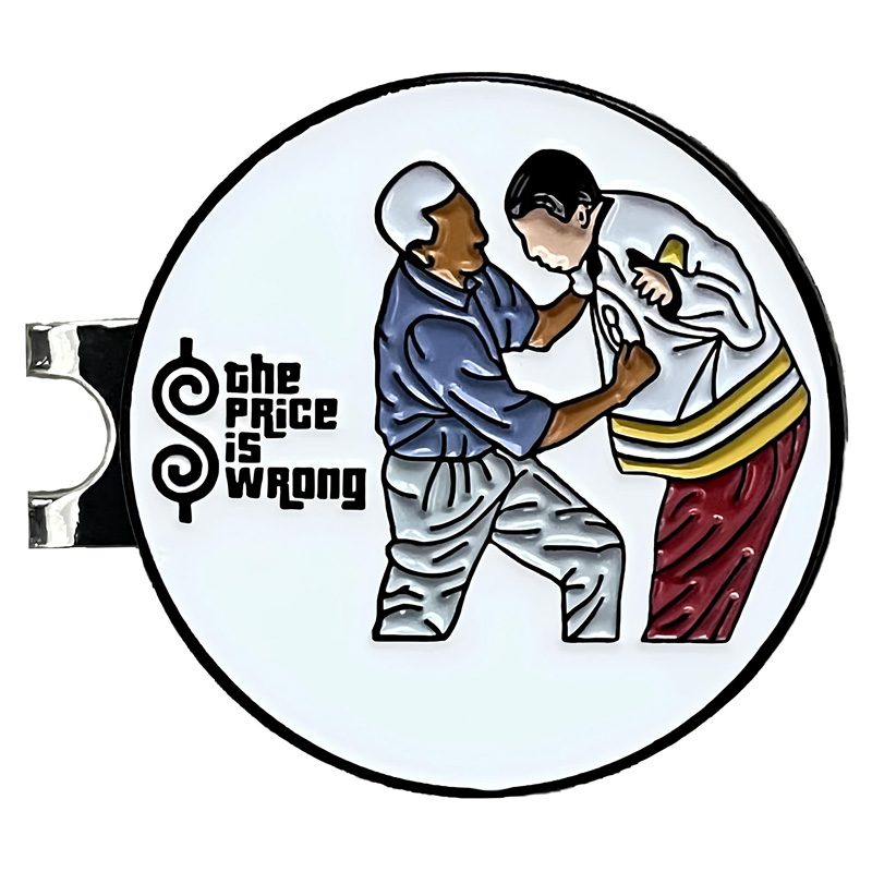Price Is Wrong golf hat clip ball marker