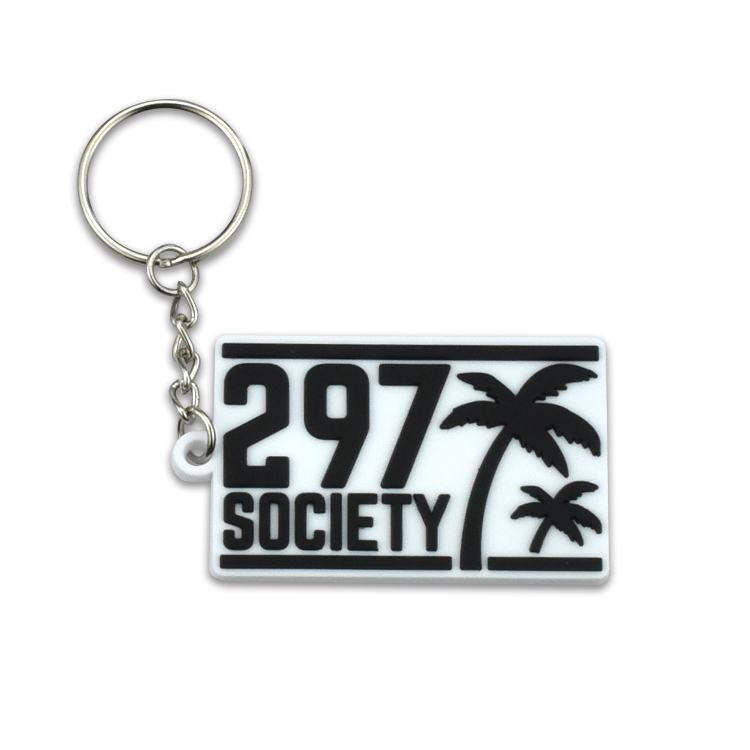 297 Society PVC keychain