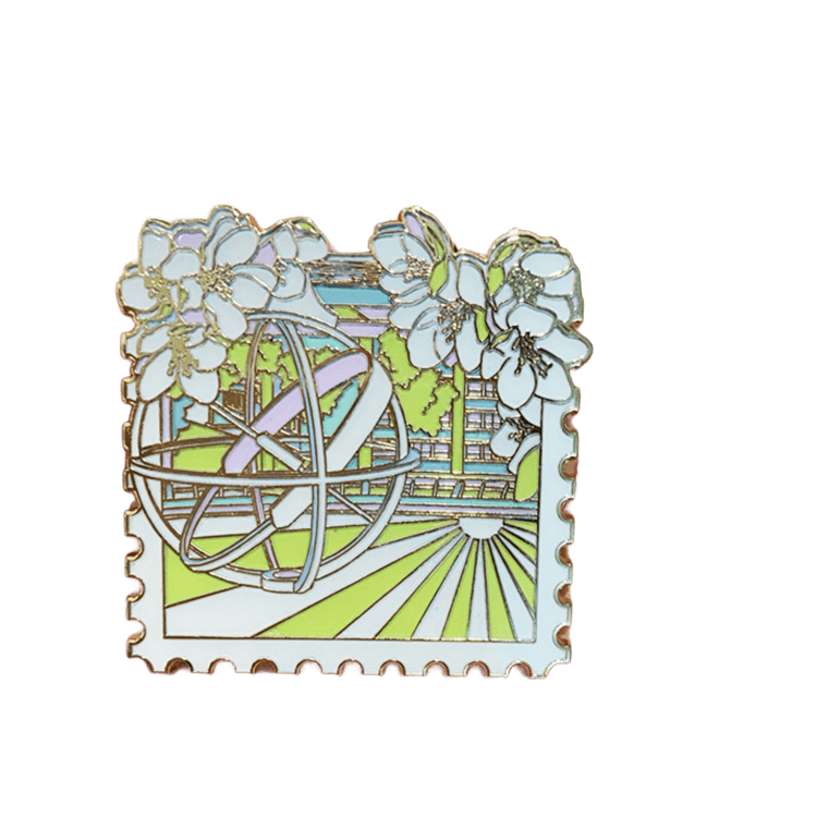 Ferris wheel 3D metal fridge magnet