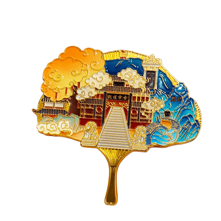 City landmark souvenir fridge magnet