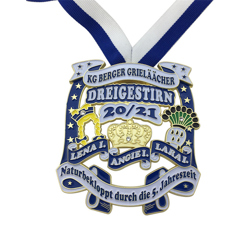 Dreigestirn carnival ribbon medal