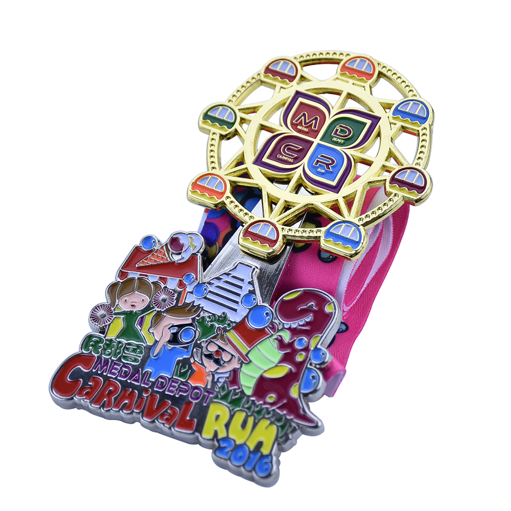 Medal Depot Carnival Run ribbon medal