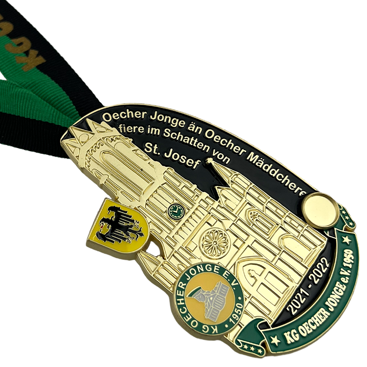 Oecher Jonge cathedral ribbon medal