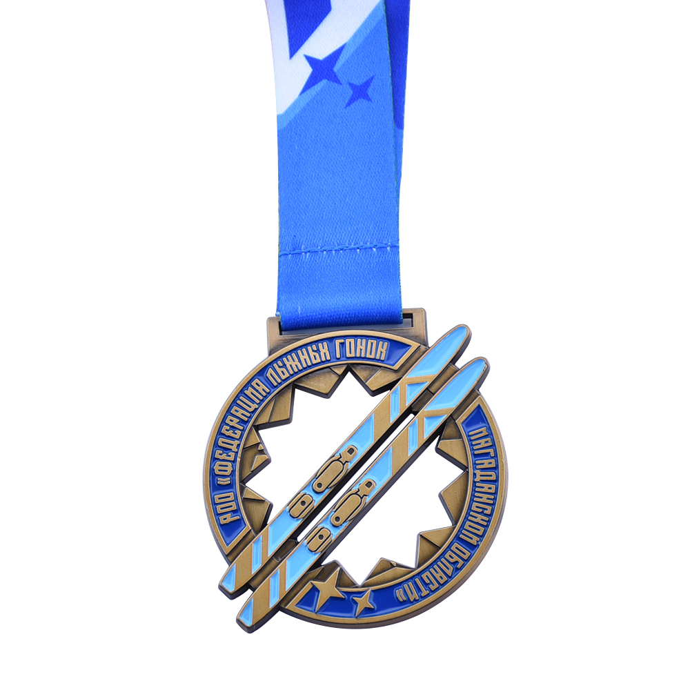 Ski Federation ribbon medal