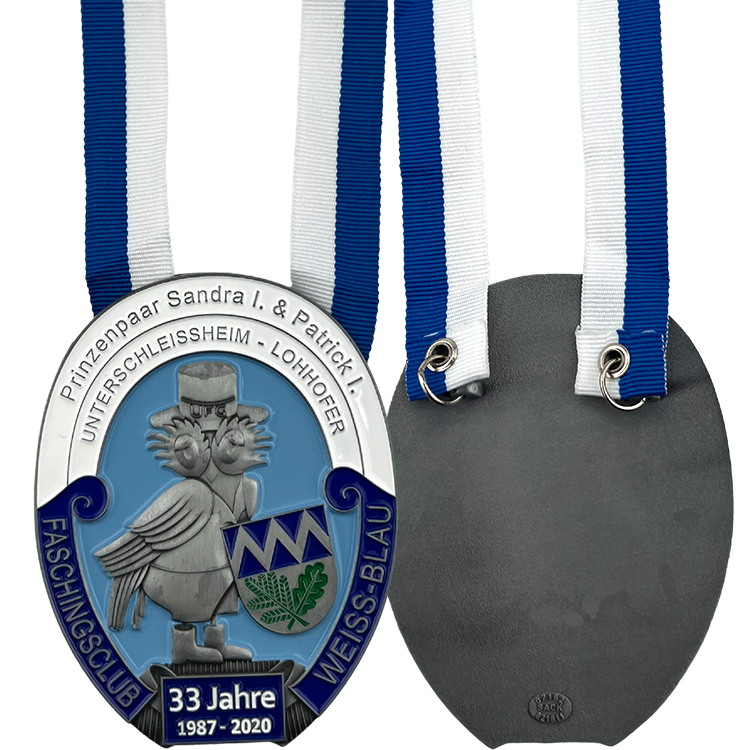 Weiss-Blau Prinzenpaar ribbon medal