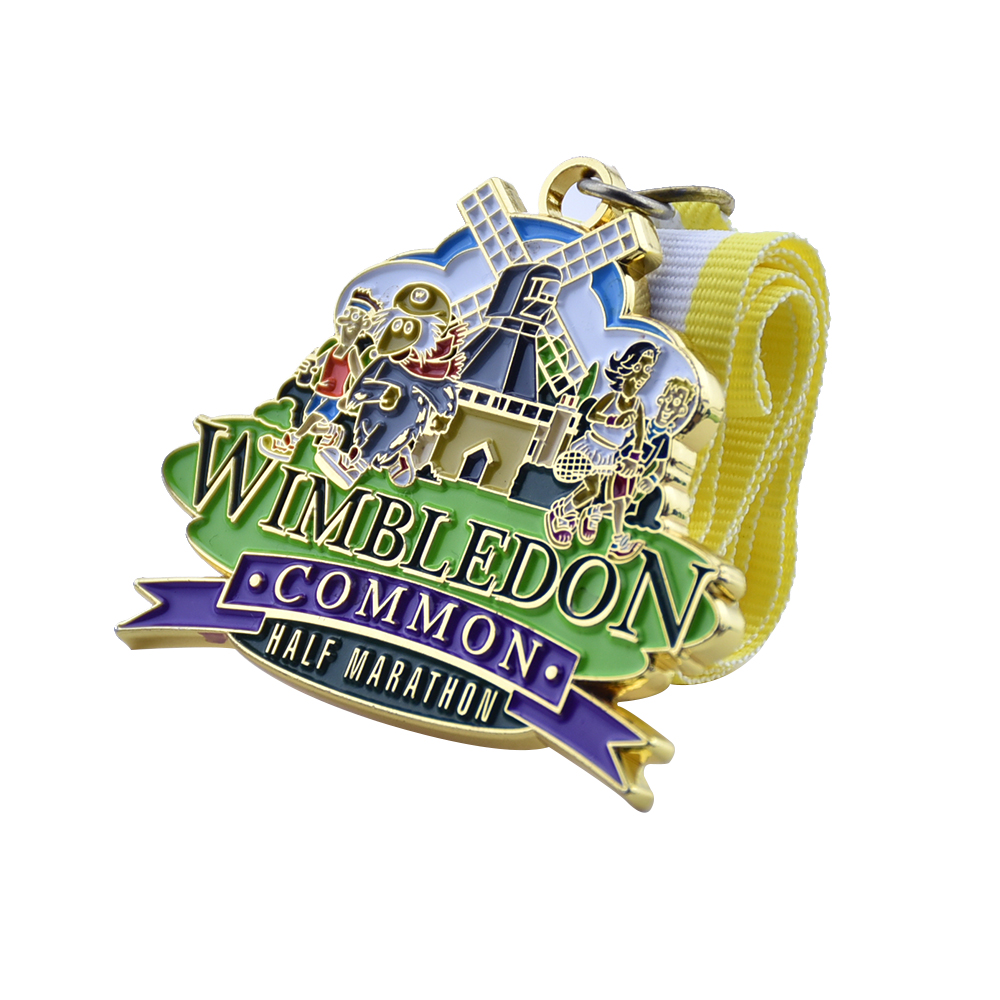 Wimbledon Common half marathon medal