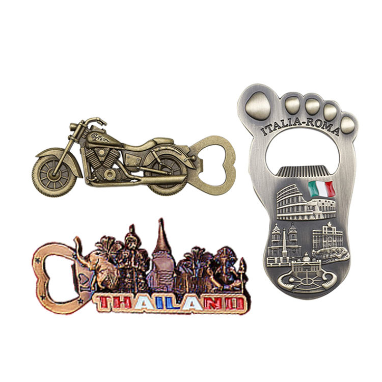 Souvenir shape bottle opener set